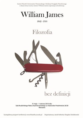 WILLIAM JAMES. FILOZOFIA BEZ DEFINICJI