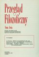 Przegląd Filozoficzny Nowa Seria numer 1/1992 (1)