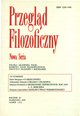 Przegląd Filozoficzny Nowa Seria numer 1/2000 (33)