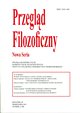 Przegląd Filozoficzny Nowa Seria numer 2/2011 (78)