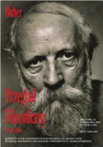 Martin Buber numer 4 2015 Przeglad Filozoficzny n