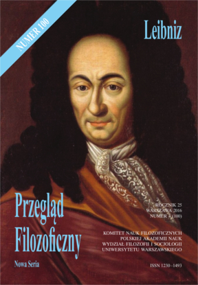 Leibniz 2016 rok Przeglad Filozoficzny a